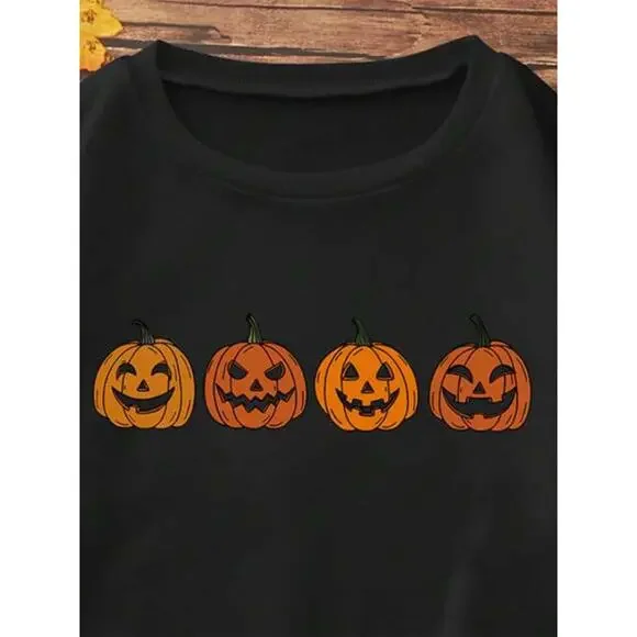 Simply Love Full Size Jack-O'-Lantern Graphic T-Shirt - Picture 3 of 3